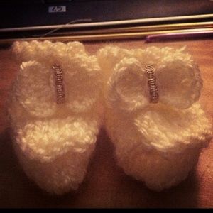 Hand made baby booties
